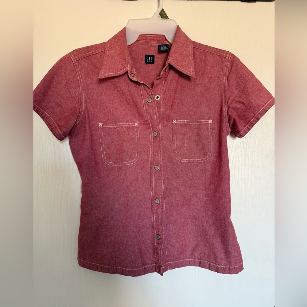 GAP Red Cotton Shirt